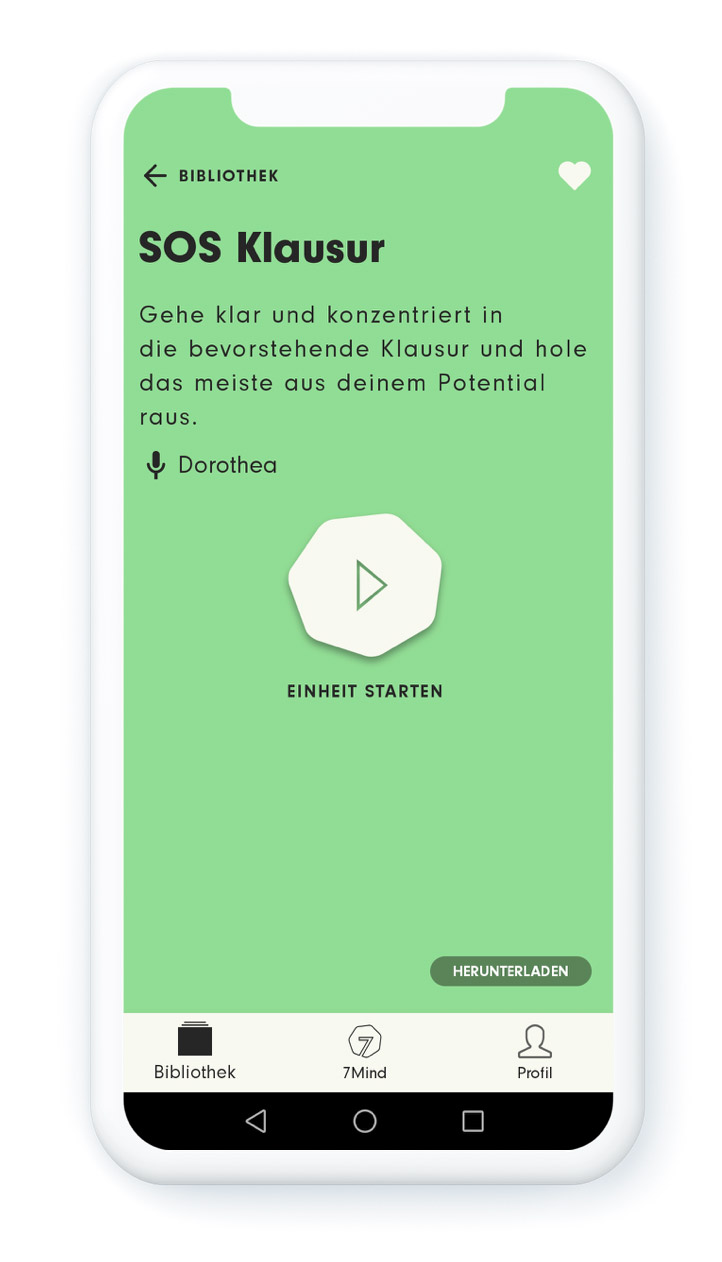 Screenshot Entspannungsübung